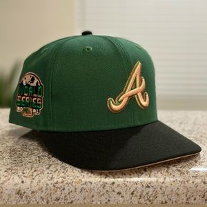 Topperz Atlanta Braves 2021 World Series Side Patch Peach UV 7 3/8